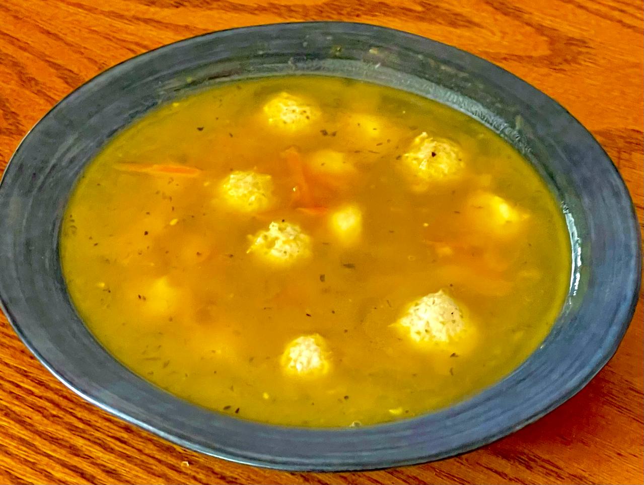 Суп с клёцками/галушками и фрикадельками