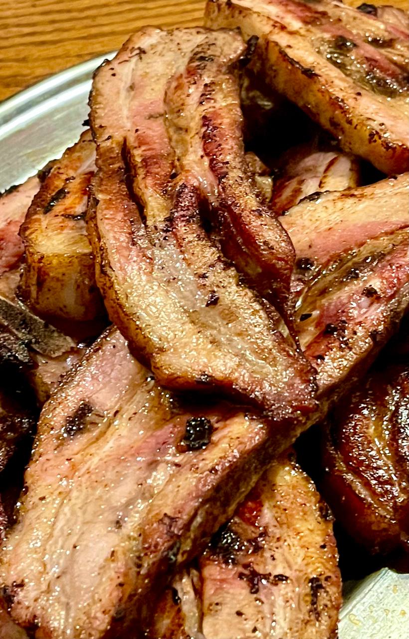 Грудинка со вкусом Азии в сувиде