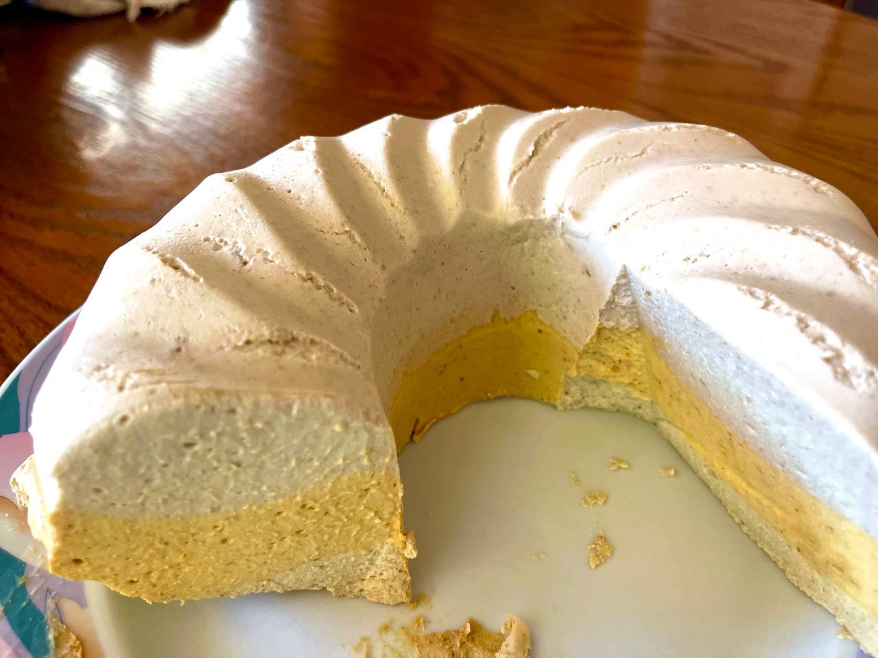 Фруктово-творожный десерт