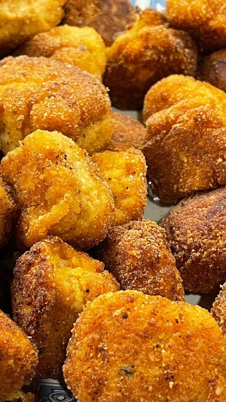 Воздушные рыбные крокеты