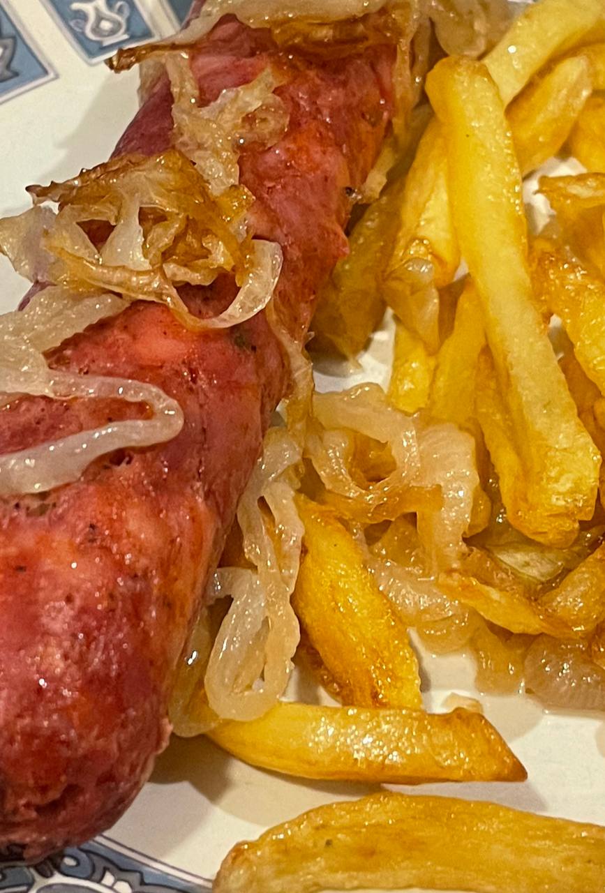 Рубленые куриные колбаски