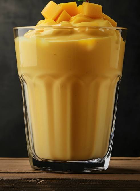 Десерт с манго