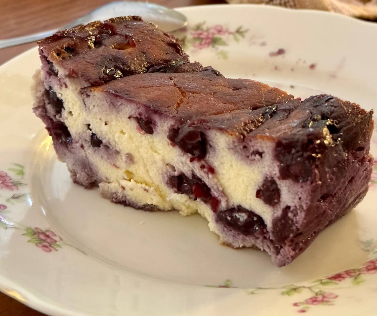 Творожная запеканка, неотличимая от чизкейка