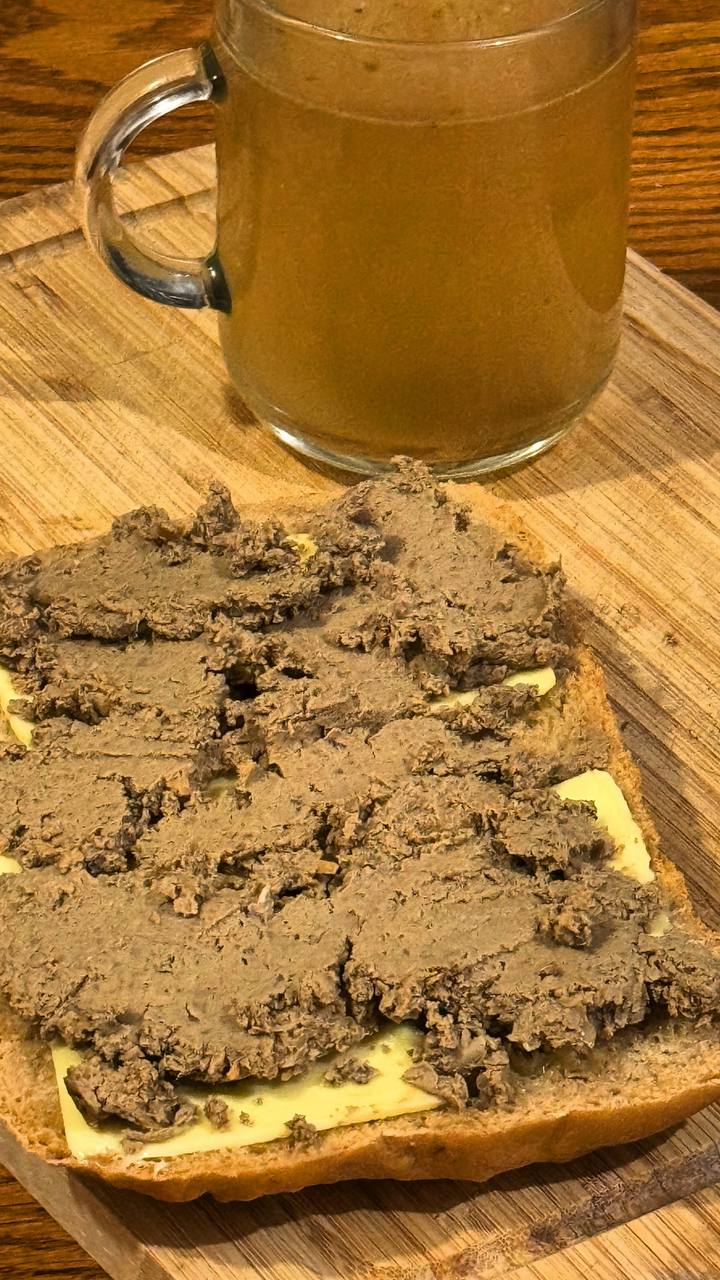 Салат из говяжьей печени