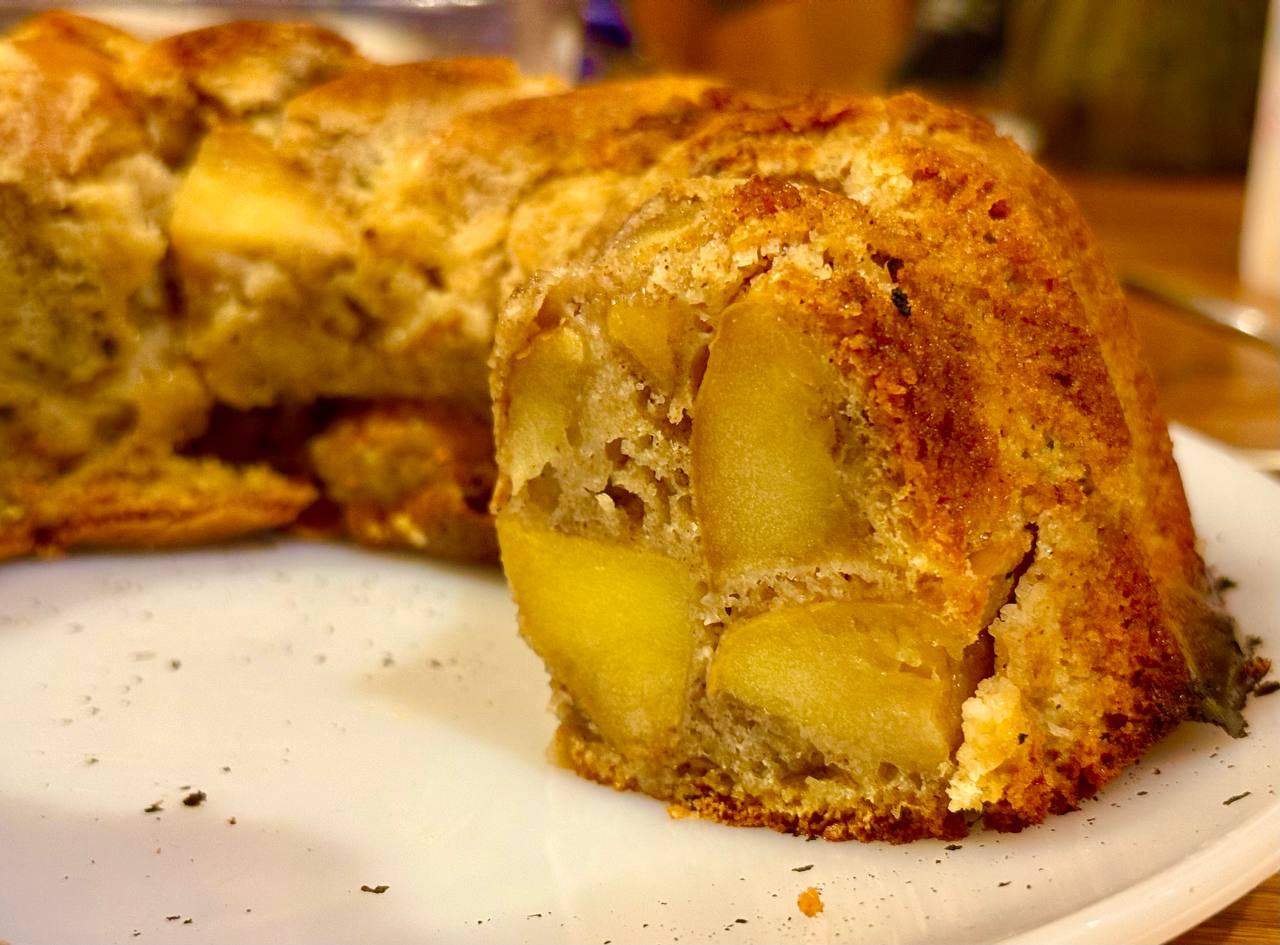 Очень ленивая шарлотка