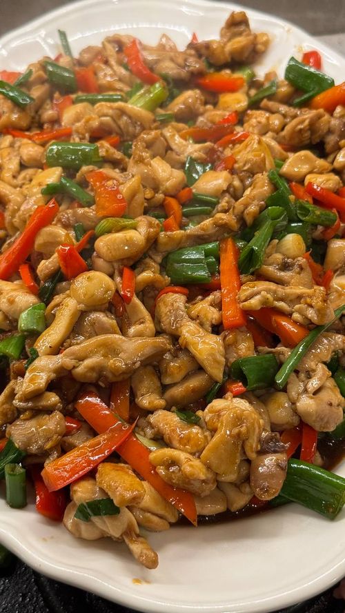 Курица с овощами по-китайски