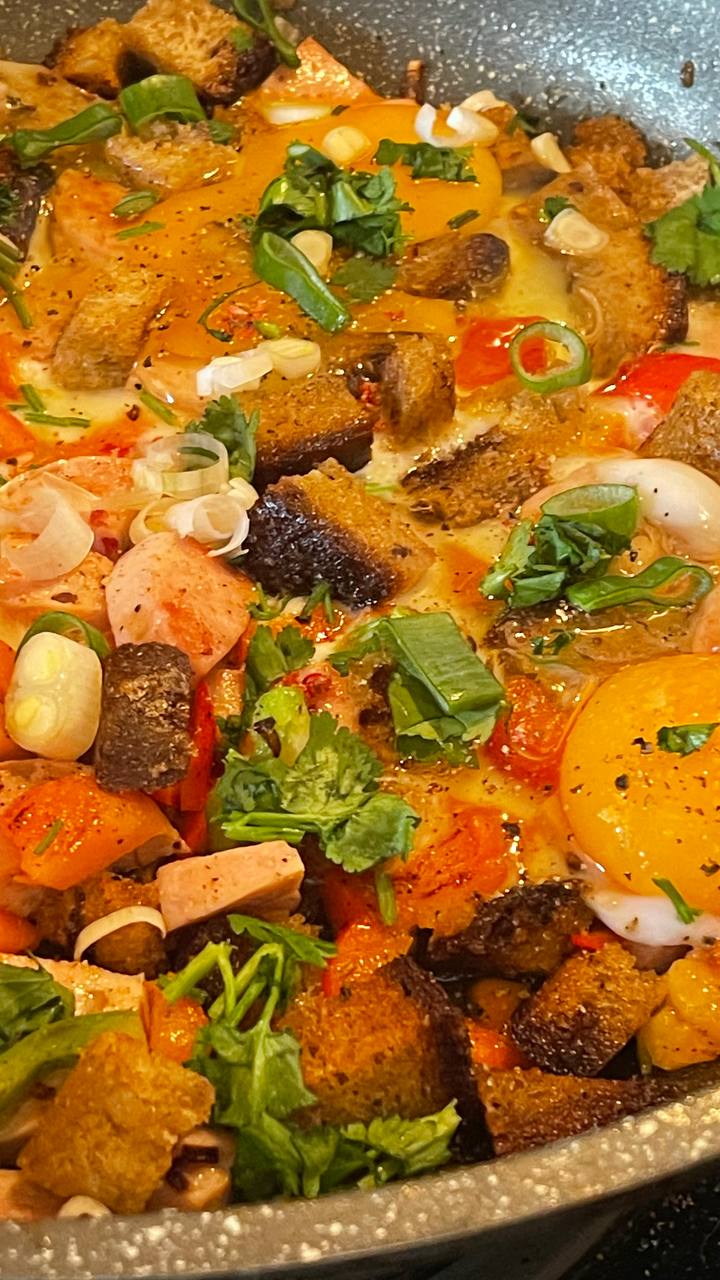 Яичница в стиле «ирландское рагу»