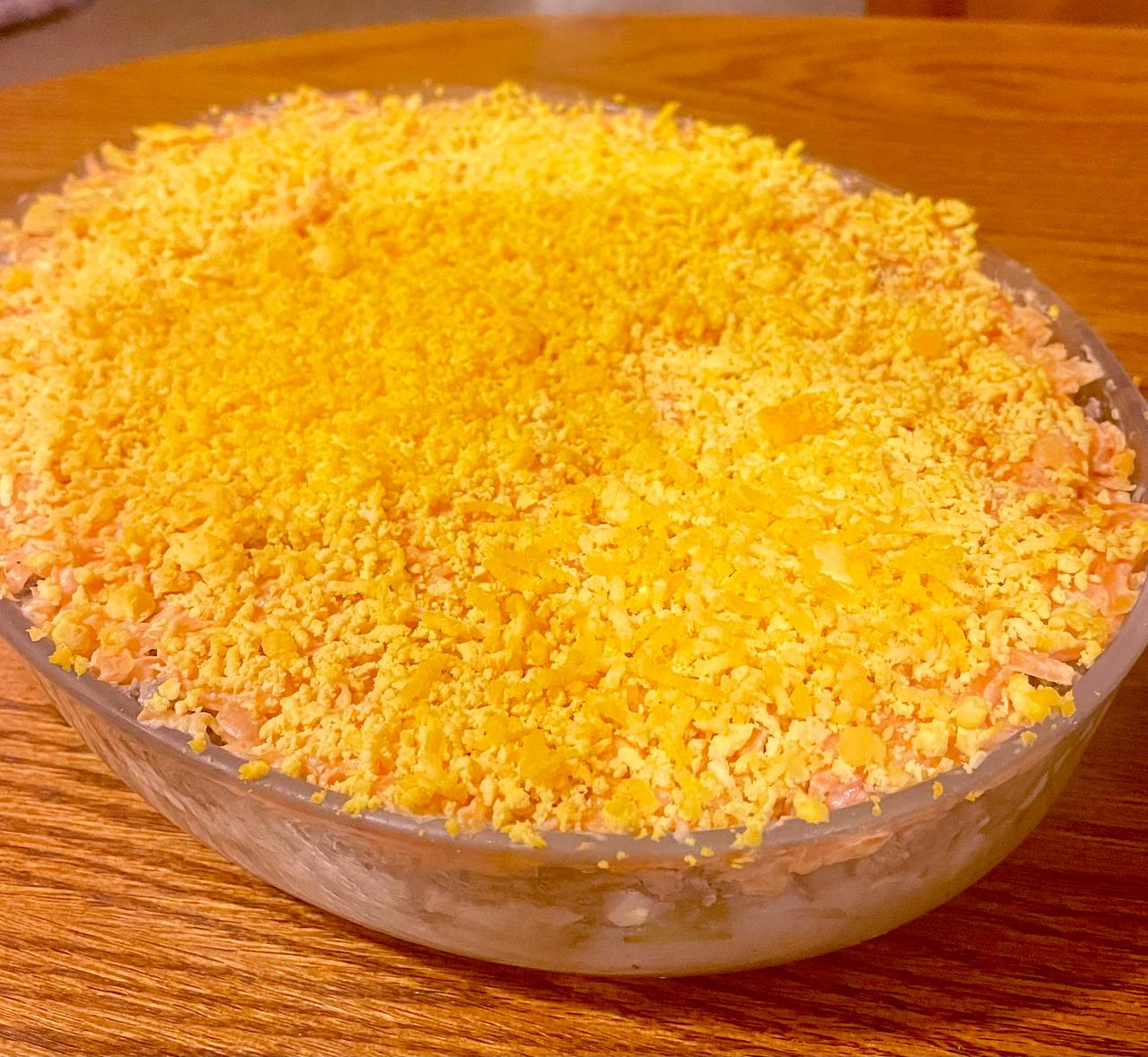 «Мимоза» почти без углеводов