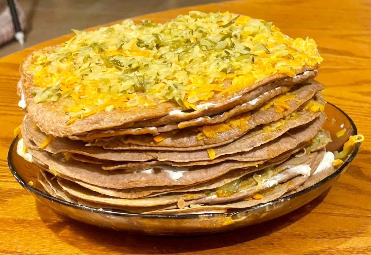 Печёночный торт